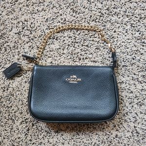 Coach mini black bag